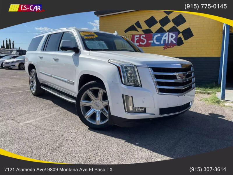 2017 Cadillac Escalade ESV for sale at Escar Auto - 9809 Montana Ave Lot in El Paso TX