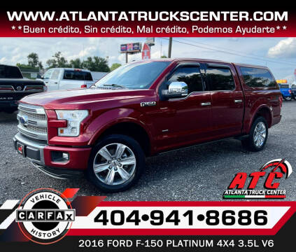 2016 Ford F-150 for sale at ATLANTA TRUCK CENTER LLC in Doraville GA
