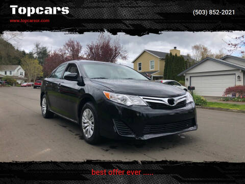 2012 Toyota Camry for sale at Topcars in Wilsonville OR