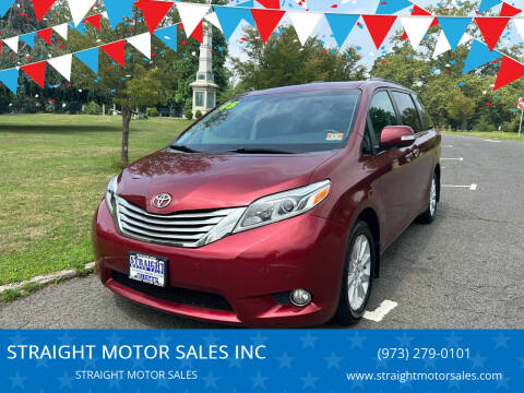 2015 Toyota Sienna for sale at STRAIGHT MOTOR SALES INC in Paterson NJ