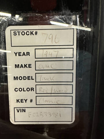 1947 GMC PANEL TRUCK