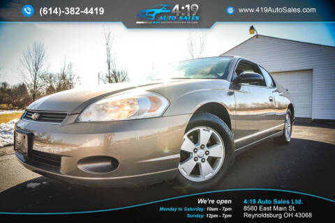 2006 Chevrolet Monte Carlo for sale at 4:19 Auto Sales LTD in Reynoldsburg OH
