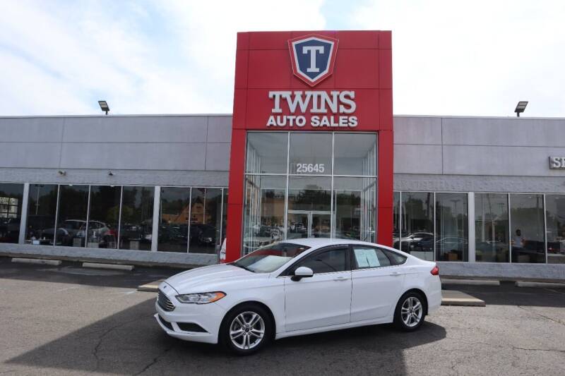 2018 Ford Fusion for sale at Twins Auto Sales Inc Redford 1 in Redford MI