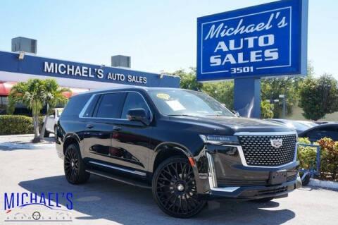 2021 Cadillac Escalade ESV for sale at Michael's Auto Sales Corp in Hollywood FL