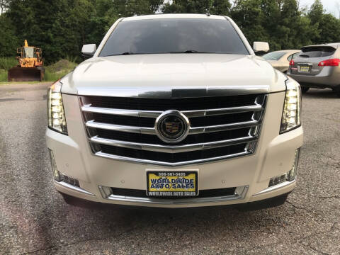 2015 Cadillac Escalade ESV for sale at Worldwide Auto Sales in Fall River MA