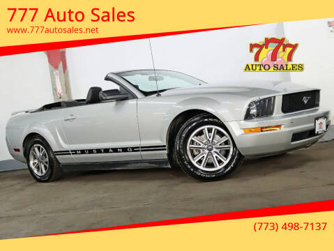 2005 Ford Mustang for sale at 777 Auto Sales in Bedford Park IL