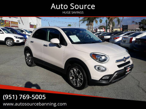 2016 FIAT 500X for sale at Auto Source in Banning CA