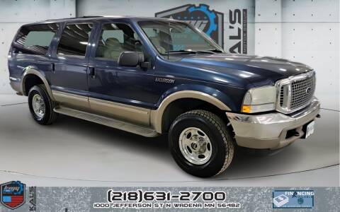 2002 Ford Excursion for sale at Kal's Motor Group Wadena in Wadena MN