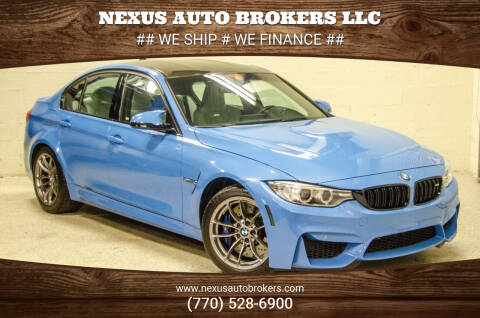 2016 BMW M3 for sale at Nexus Auto Brokers LLC in Marietta GA