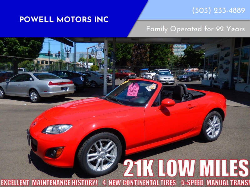 2012 Mazda MX-5 Miata for sale at Powell Motors Inc in Portland OR