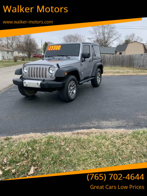 2017 Jeep Wrangler for sale at Walker Motors in Muncie IN