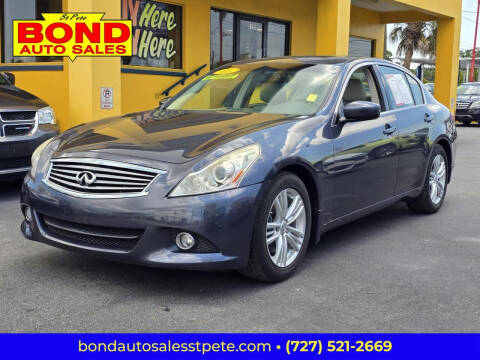 2010 Infiniti G37 Sedan for sale at Bond Auto Sales of St Petersburg in Saint Petersburg FL