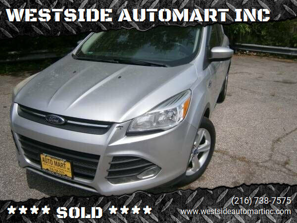 2013 Ford Escape for sale at WESTSIDE AUTOMART INC in Cleveland OH