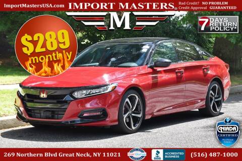 2020 Honda Accord for sale at Import Masters in Great Neck NY
