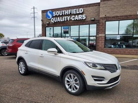 2018 Lincoln MKC for sale at SOUTHFIELD QUALITY CARS in Detroit MI