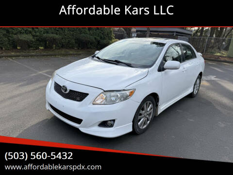 2010 Toyota Corolla for sale at Affordable Kars LLC in Portland OR
