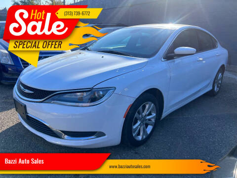 2015 Chrysler 200 for sale at Bazzi Auto Sales in Detroit MI