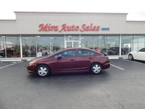 2012 Honda Civic for sale at Mira Auto Sales in Dayton OH