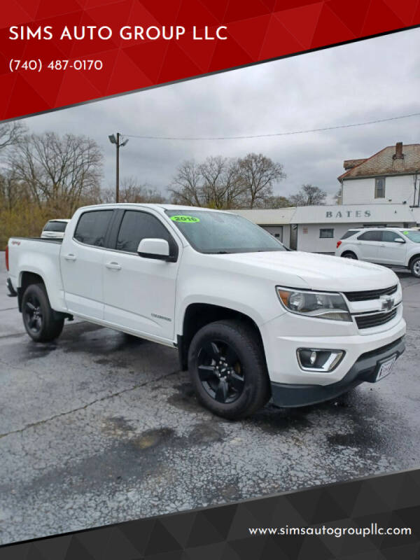 2016 Chevrolet Colorado for sale at SIMS AUTO GROUP LLC in Zanesville OH