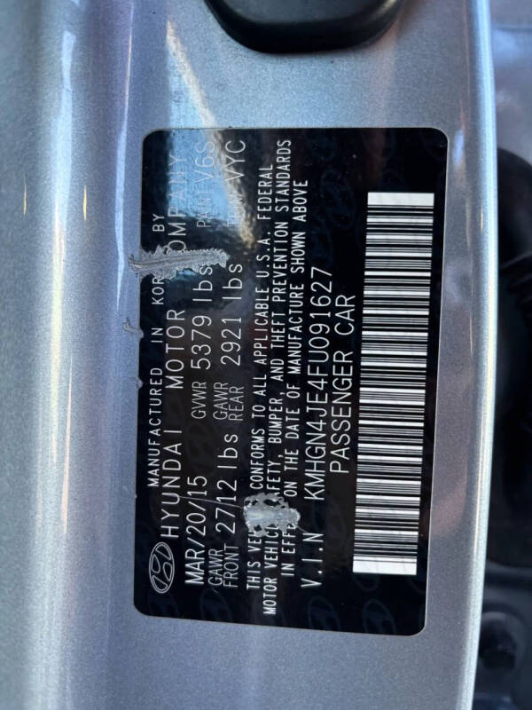 2015 Hyundai Genesis