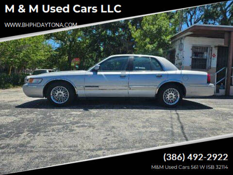 1998 Mercury Grand Marquis for sale at M & M Used Cars LLC in Daytona Beach FL