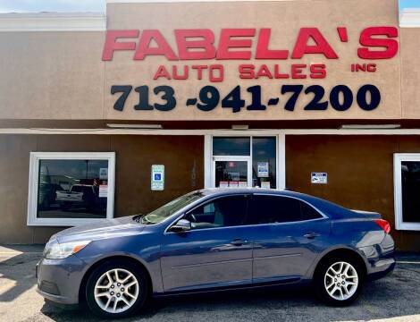 2013 Chevrolet Malibu for sale at Fabela's Auto Sales Inc. in South Houston TX