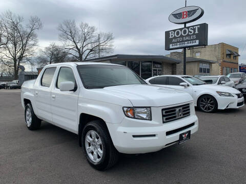 2007 Honda Ridgeline for sale at BOOST AUTO SALES in Saint Louis MO