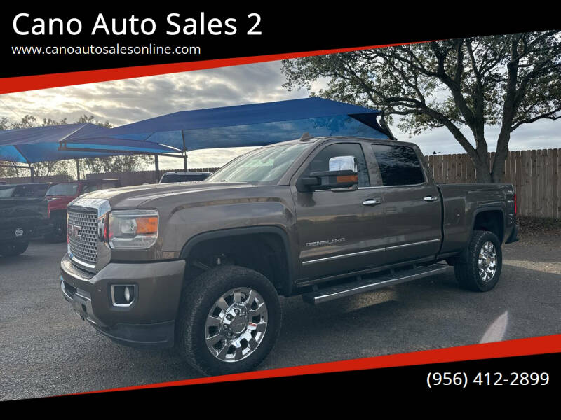 2015 GMC Sierra 2500HD for sale at Cano Auto Sales 2 in Harlingen TX