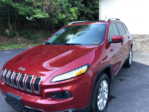 2016 Jeep Cherokee for sale at WHARTON'S AUTO SVC & USED CARS in Wheeling WV