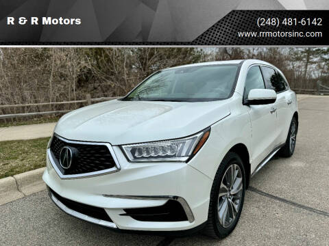 2017 Acura MDX for sale at R & R Motors in Waterford MI