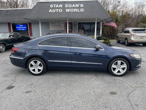 2013 Volkswagen CC for sale at STAN EGAN'S AUTO WORLD, INC. in Greer SC