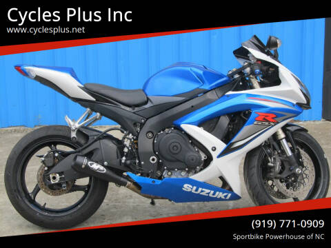 2008 Suzuki GSX-R600 for sale at Cycles Plus Inc in Garner NC