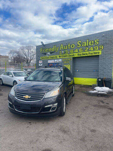 2014 Chevrolet Traverse for sale at Friendly Auto Sales in Detroit MI