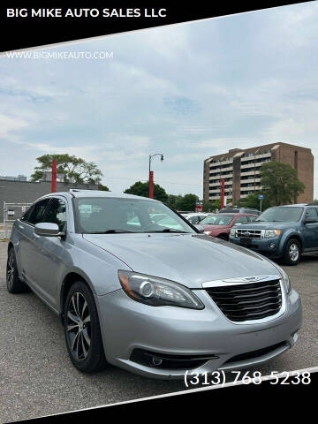 2013 Chrysler 200 for sale at BIG MIKE AUTO SALES LLC in Lincoln Park MI