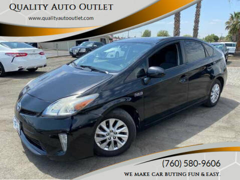 2014 Toyota Prius Plug-in Hybrid for sale at Quality Auto Outlet in Vista CA