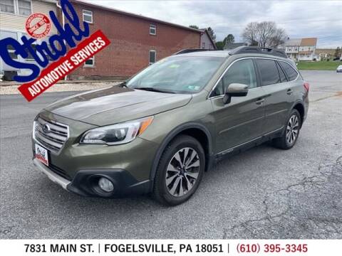 2015 Subaru Outback for sale at Strohl Automotive Services in Fogelsville PA
