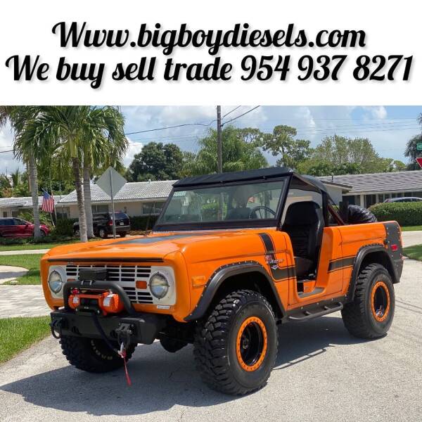 1976 Ford Bronco for sale at BIG BOY DIESELS in Fort Lauderdale FL