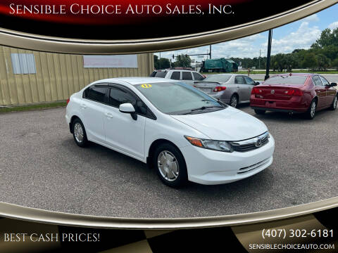 2012 Honda Civic for sale at Sensible Choice Auto Sales, Inc. in Longwood FL