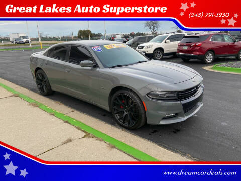 2018 Dodge Charger for sale at Great Lakes Auto Superstore in Waterford Township MI