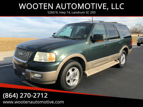 2004 Ford Expedition for sale at WOOTEN AUTOMOTIVE, LLC in Landrum SC