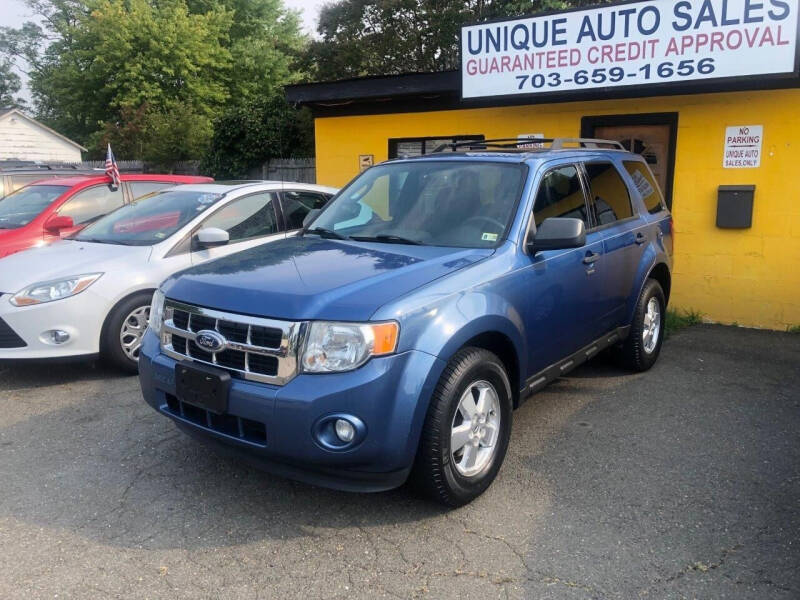 2010 Ford Escape for sale at Unique Auto Sales in Marshall VA