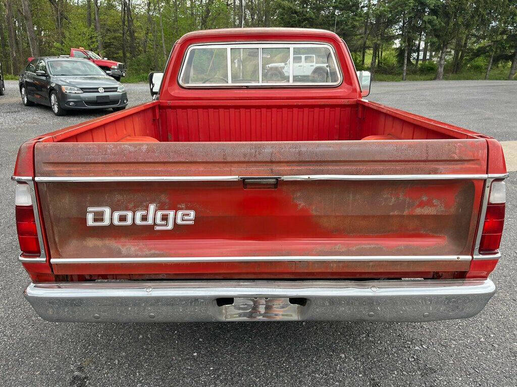 1978 Dodge D100 Pickup 10
