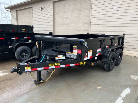 2023 Big Tex 14LP-12 14k Dump Trailer #7402 for sale at Prairie Wind Trailers, LLC in Harrisburg SD