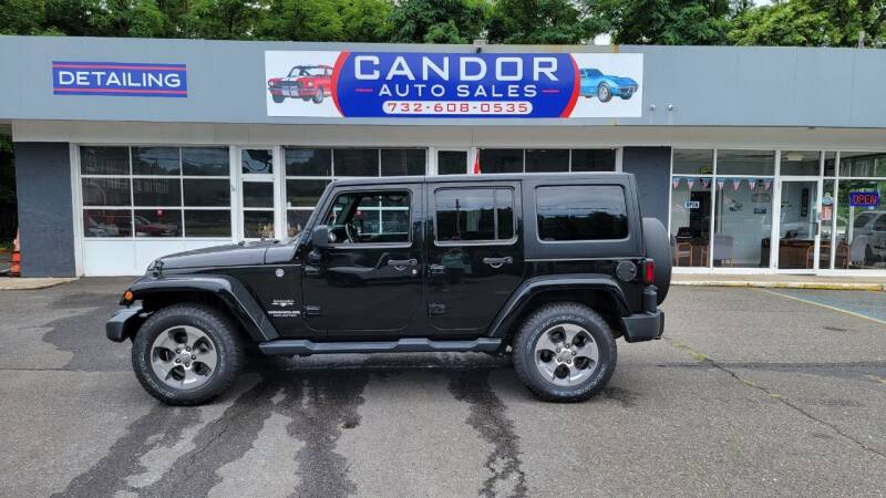 2017 Jeep Wrangler Unlimited for sale at CANDOR INC in Toms River NJ