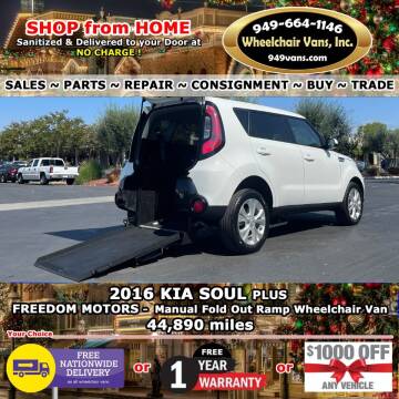 2016 Kia Soul for sale at Wheelchair Vans Inc in Laguna Hills CA