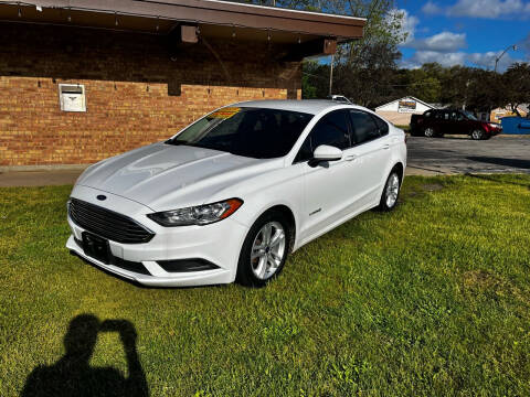 2018 Ford Fusion Hybrid for sale at Murdock Used Cars in Niles MI