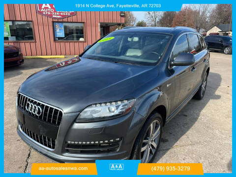 2015 Audi Q7 for sale at A & A Auto Sales in Fayetteville AR