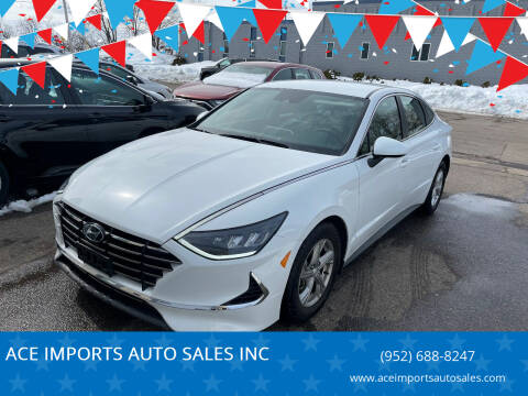 2020 Hyundai Sonata for sale at ACE IMPORTS AUTO SALES INC in Hopkins MN