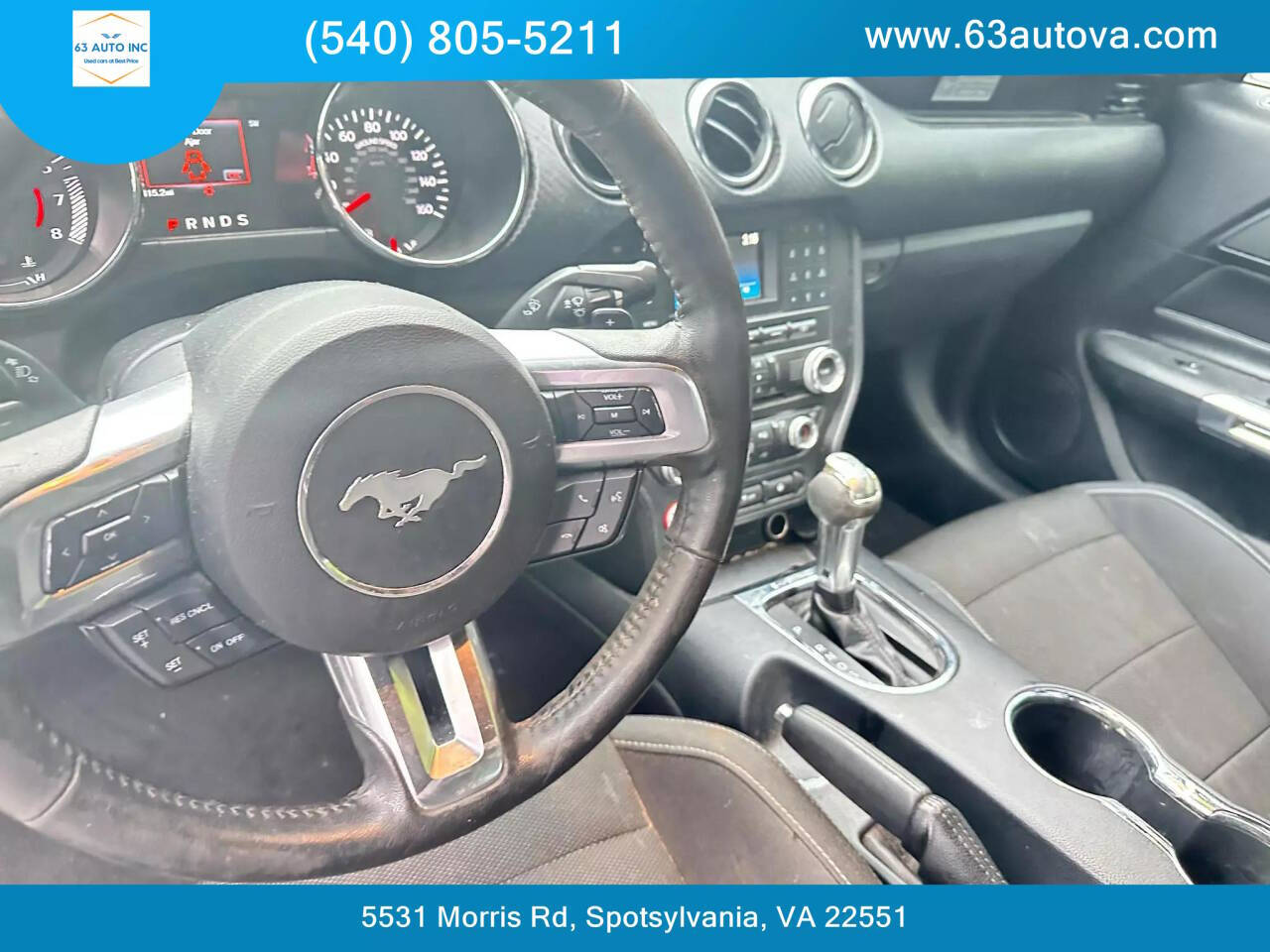 2016 Ford Mustang for sale at 63 Auto Inc in Spotsylvania, VA