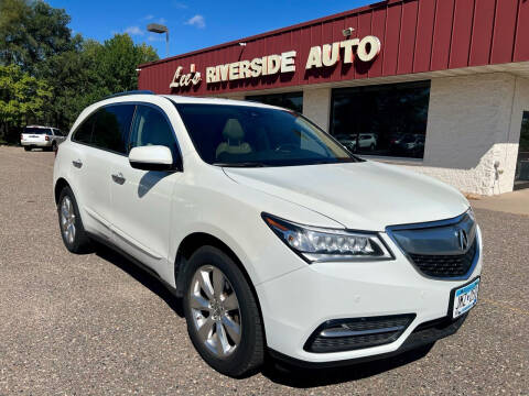 2016 Acura MDX for sale at Lee's Riverside Auto in Elk River MN